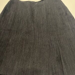 Dana Buchman Wool Pleated Knee Length Skirt Size 10